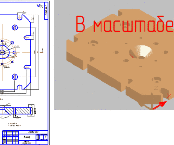 3D модель Фланец пресс-формы