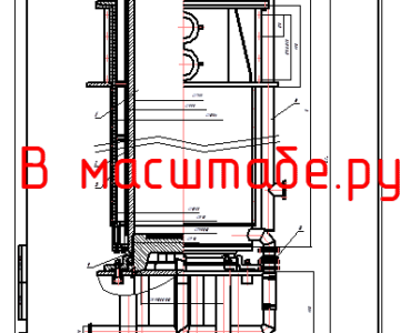 Чертеж Чертеж кристаллизатора d770
