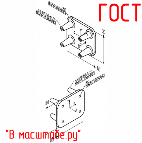 Чертеж ГОСТ 2. 052- 2006 ЕСКД. Электронная модель изделия.