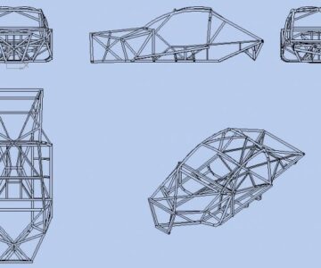 3D модель 3D модель каркаса а/м Rally Fighter