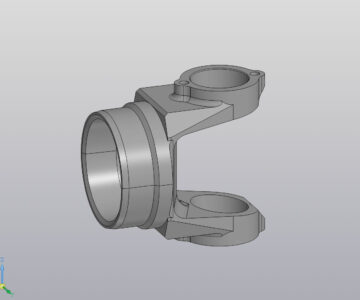 3D модель Вилка Карданного вала ЗиЛ 131