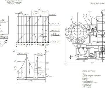 Чертеж Чертеж станка 2204ВМФ4
