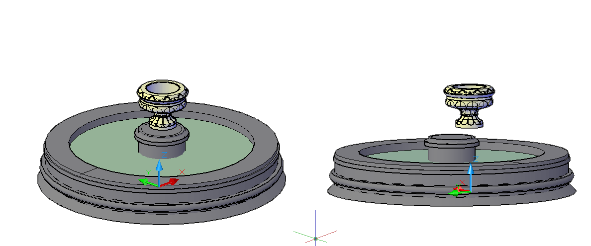 3D модель фонтан 3d модель