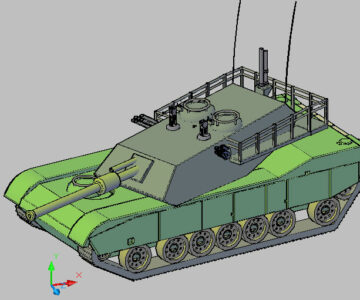 3D модель Танк 3D