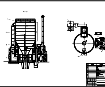 Чертеж Распылительная сушилка М 1-30