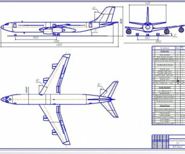 Чертеж Boeing 720