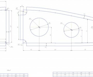 Чертеж Нервюра крыла  STOL CH 701