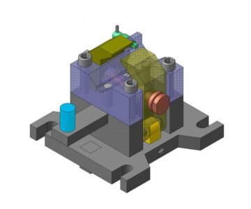 3D модель Кондуктор для фрезерование пазов