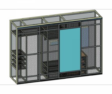 3D модель 3D модель шкаф купе