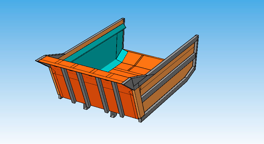 3D модель Кузов камаза