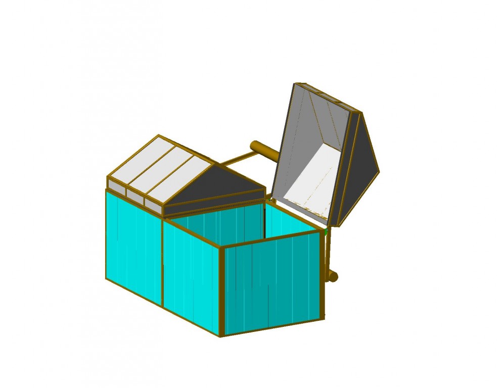 3D модель Чертеж парокамеры с  гидроуплотнением 3D