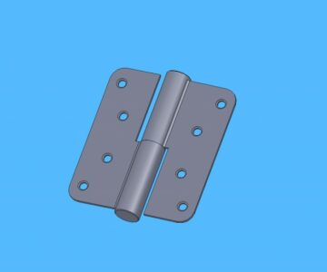 3D модель Петля пружинная