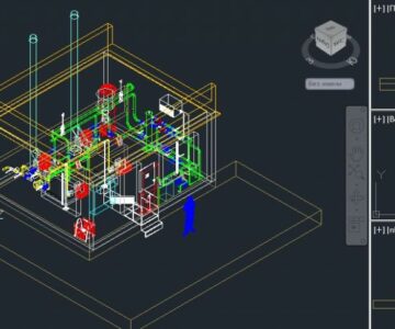 3D модель 3D модель котельной (котлы Riello)