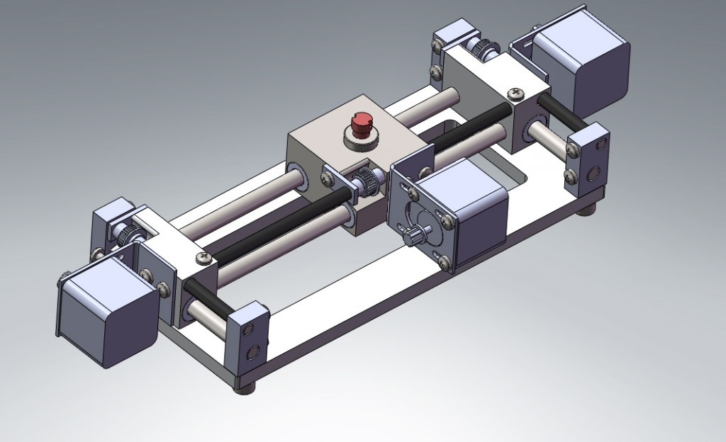 3D модель 3D сборочная модель CNC мини
