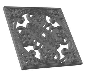 3D модель Модель ограды на могилу И.Талькова