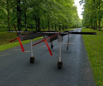 3D модель 3D модель простейшего самолета