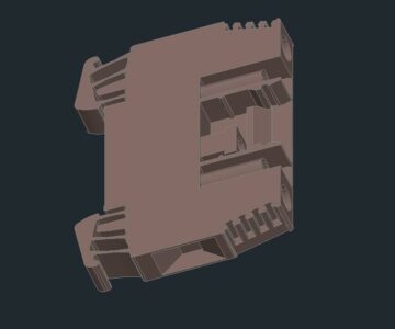 3D модель Клемма измерительная Weidmuller WTL6/1/STB
