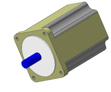 3D модель Двигатель шаговый типоразмера NEMA 34 (86 мм)