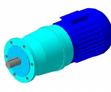 3D модель Мотор-редуктор 3МП-25