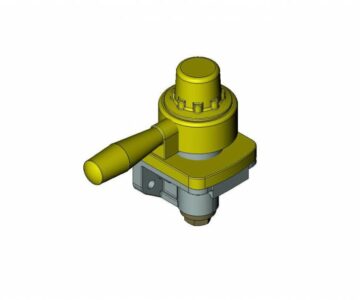 3D модель 3D модель крана управления 215