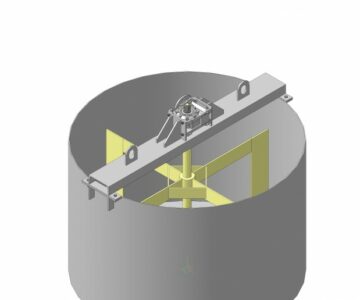 3D модель Мешалка рамная d1200 3D