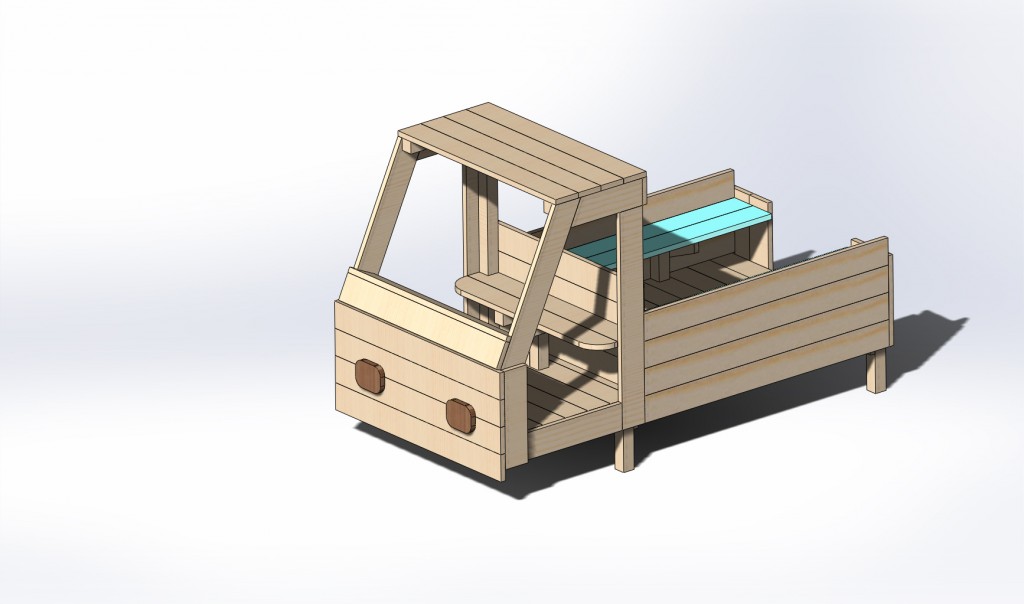 3D модель Автомобиль для детского сада