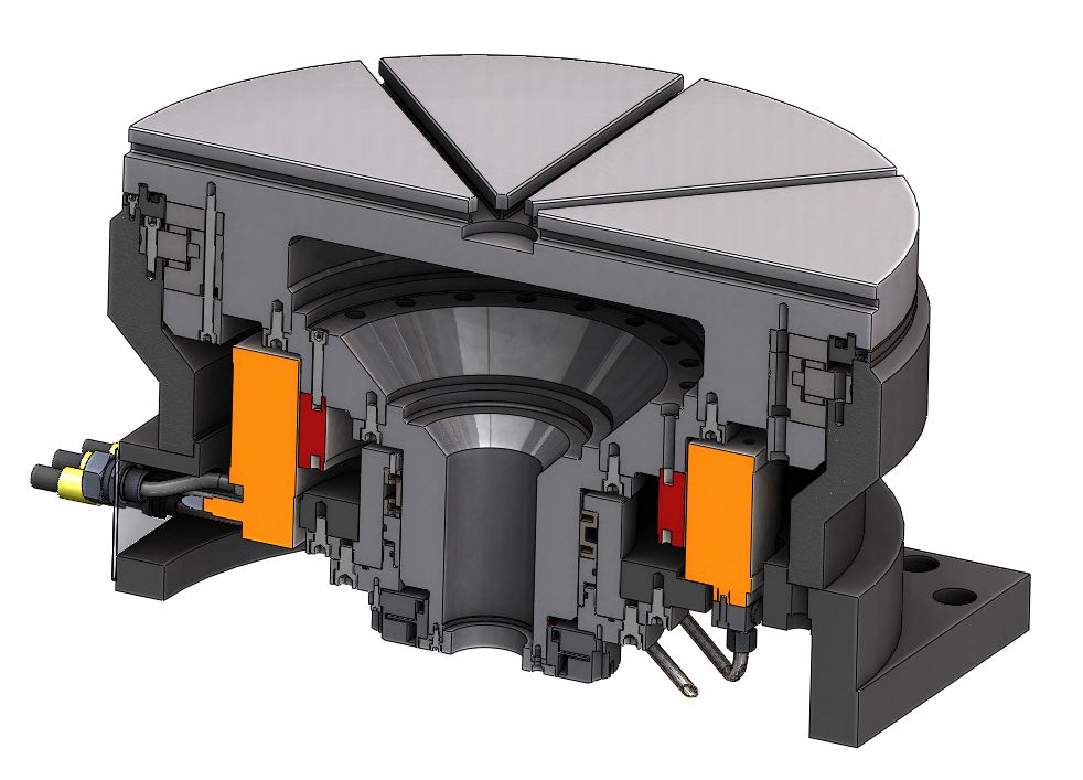 3D модель 3D Сборка поворотного стола ф630 3d