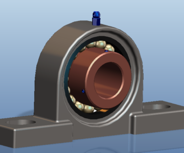 3D модель 3D Модель подшипника UCSP-H1S6