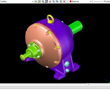 3D модель 3D Модель планетарного редуктора