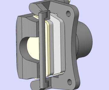 3D модель Тормозной суппорт Газели 3302 3D