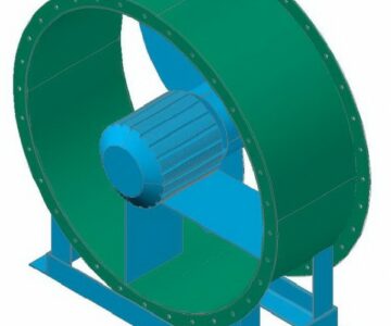 3D модель Вентилятор осевой ВО-06-300-5С 3D