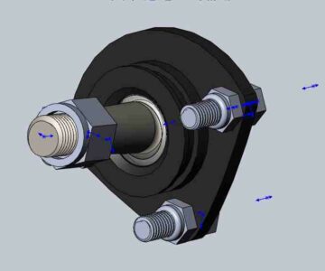 3D модель Шаровая опора ВАЗ 2101