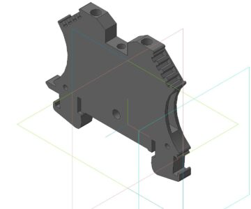 3D модель Клемма проходная WDU 2,5