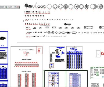 Чертеж Динамические блоки для AutoCAD АР, КМ и КЖ