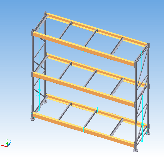 3D модель Стеллаж 3D