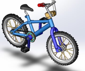 3D модель Детский велосипед 3D