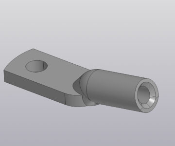 3D модель Наконечник медный ГОСТ 7386-80