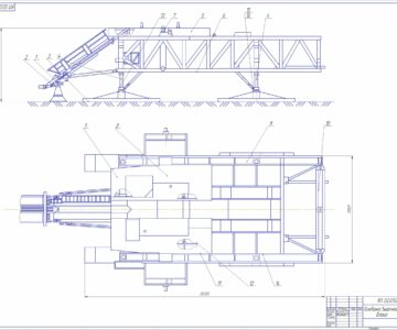 Чертеж Основание вышечного блока Ф320ЕСУ