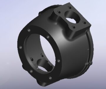 3D модель Поворотный кулак УАЗ 3D