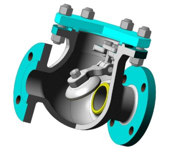 3D модель КОП 19с53нж Ду50 Ру40