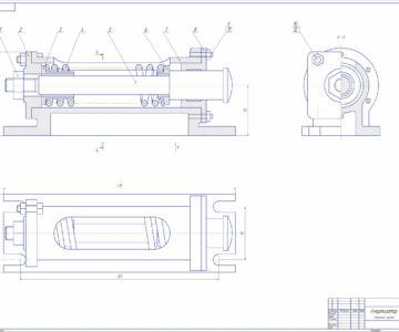 3D модель Чертежи амортизатор МЧ00.51