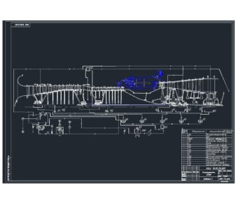 Чертеж Масляная система двигателя ДН-70