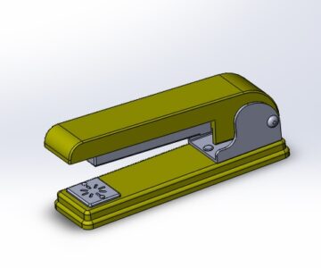 3D модель Степлер (3D сборка)