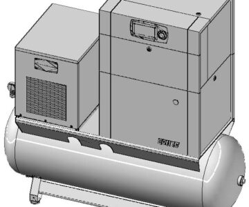 3D модель Винтовой компрессор Gardner Denver ESM 15-22 TK