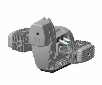 3D модель 3D Модель двигателя Днепр МТ-11