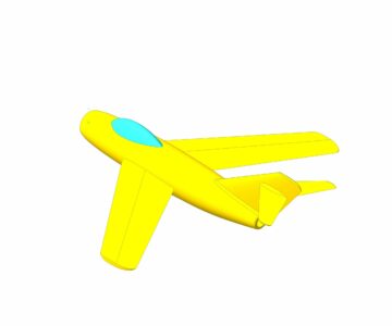 3D модель Mодель самолёта МиГ-15 3D