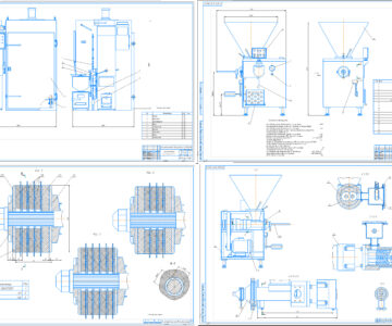 Чертеж Дипломный проект линии производства паштета из субпродуктов и мяса птицы на ОАО «Алексеевский мясоптицекомбинат».