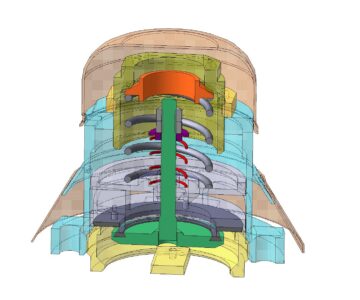 3D модель Клапан предохранительно-впускной 526621012 СБ