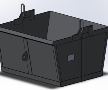 3D модель Контейнер для металлической стружки 1060-00-000