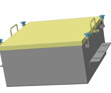 3D модель Ящик для аккумуляторов